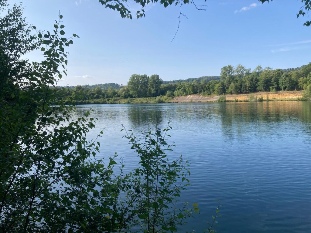 View of the lake